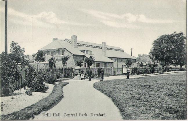 Dartford Drill Hall - Click to go to next postcard - Ealing